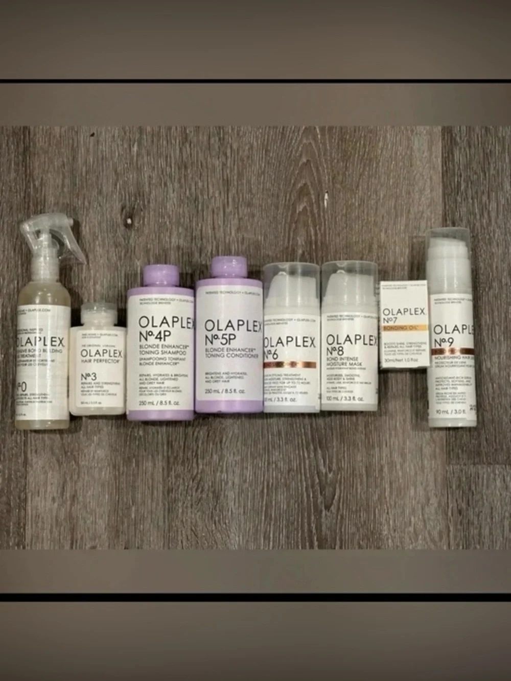 OLAPLEX Hair Repair System Set Lot Nº 0, 3, 4P, 5P, 6, 7, 8, and 9 Brand NEW
